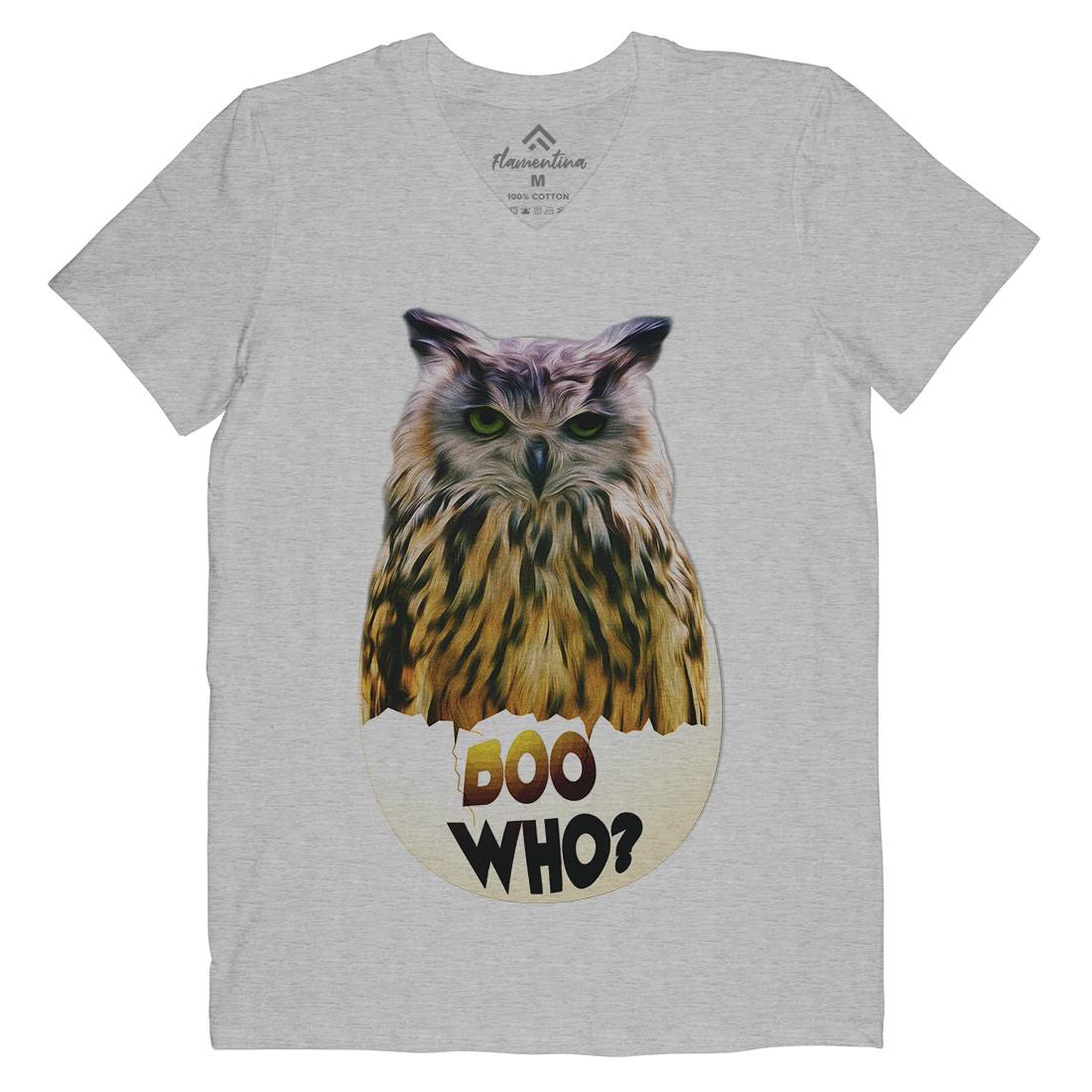Boo Who Mens V-Neck T-Shirt Art A811