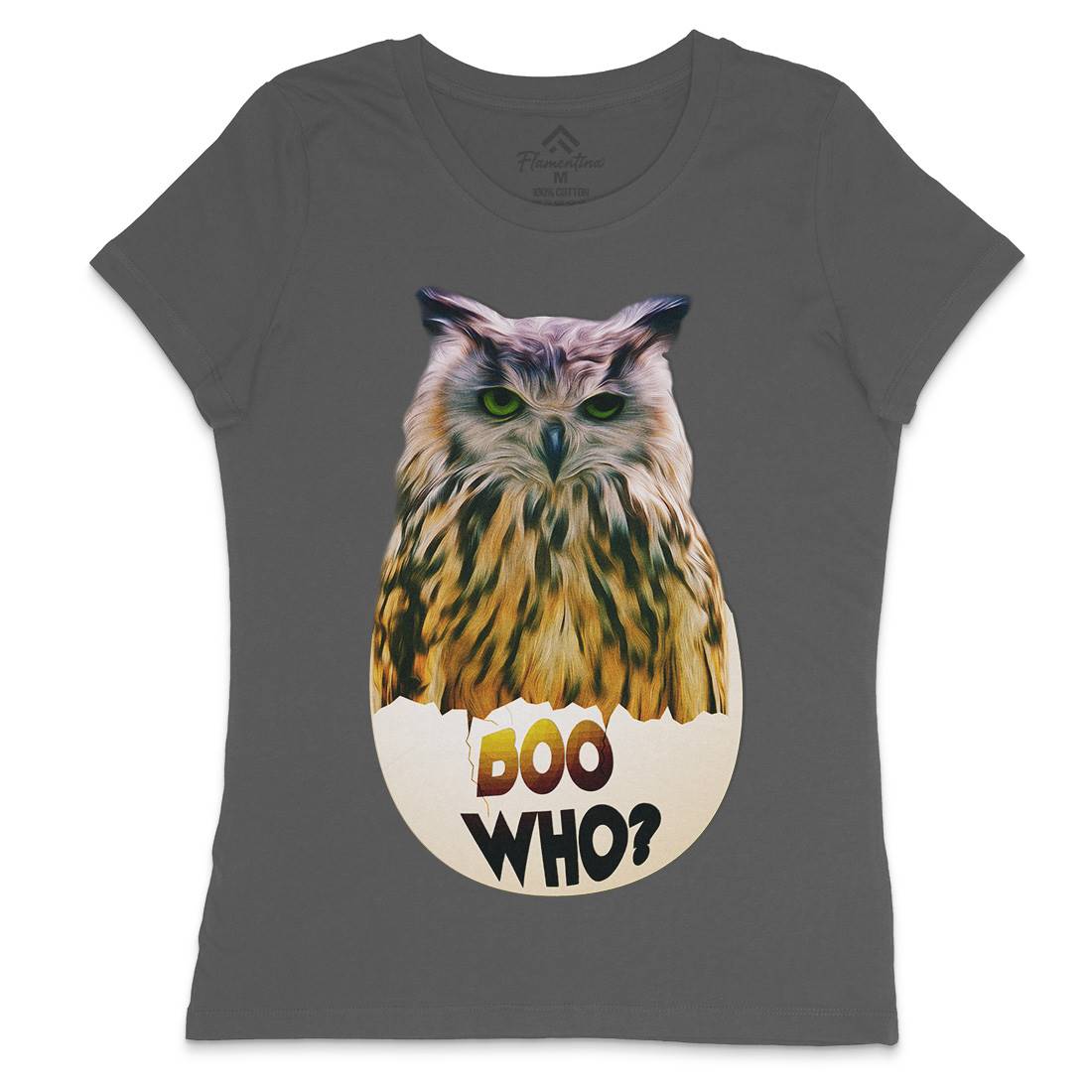 Boo Who Womens Crew Neck T-Shirt Art A811