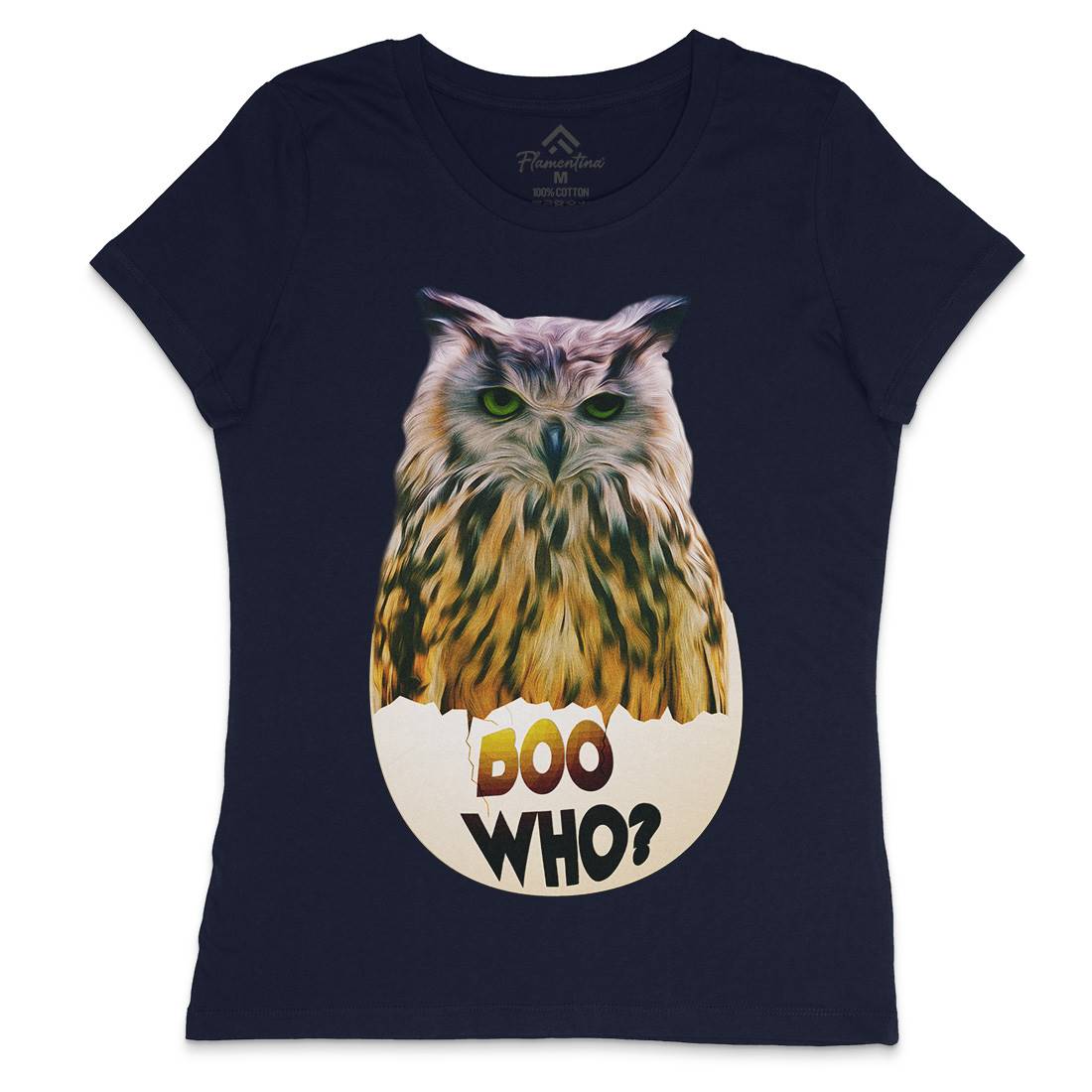 Boo Who Womens Crew Neck T-Shirt Art A811