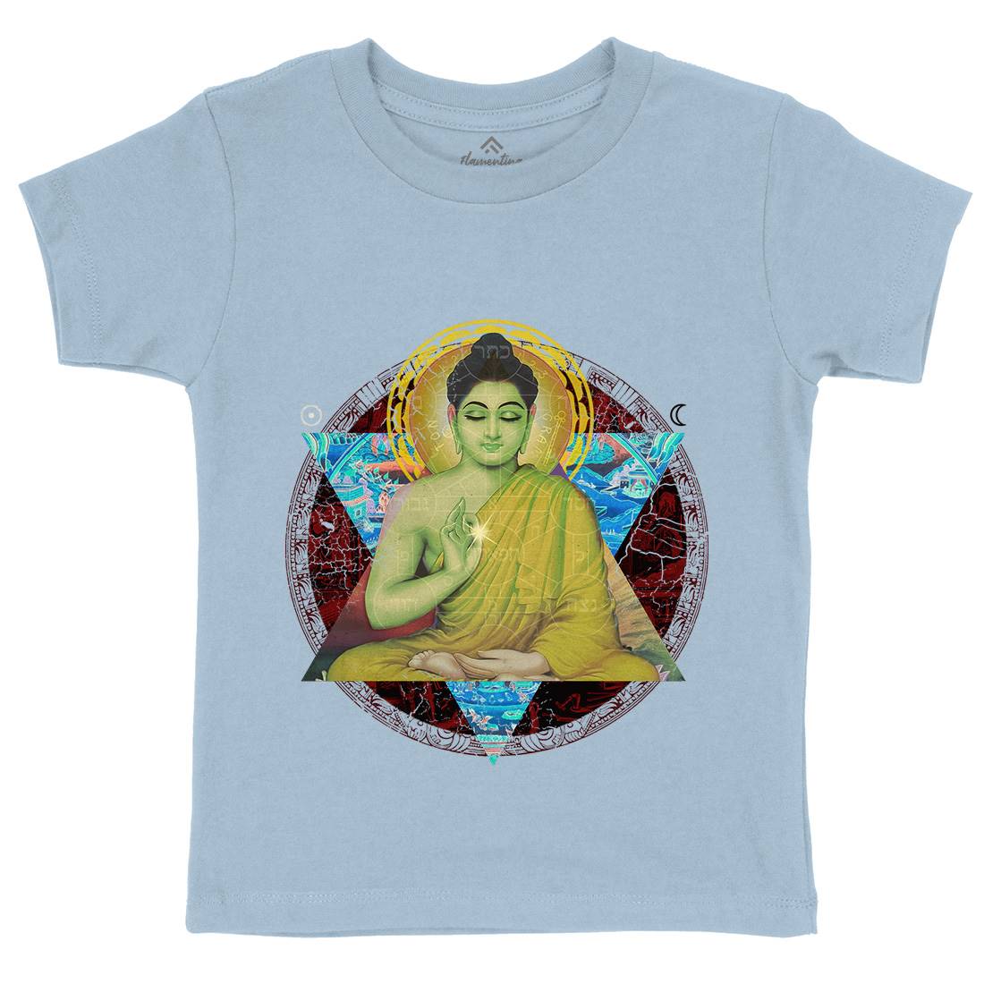 Buddhadharma Kids Organic Crew Neck T-Shirt Illuminati A812