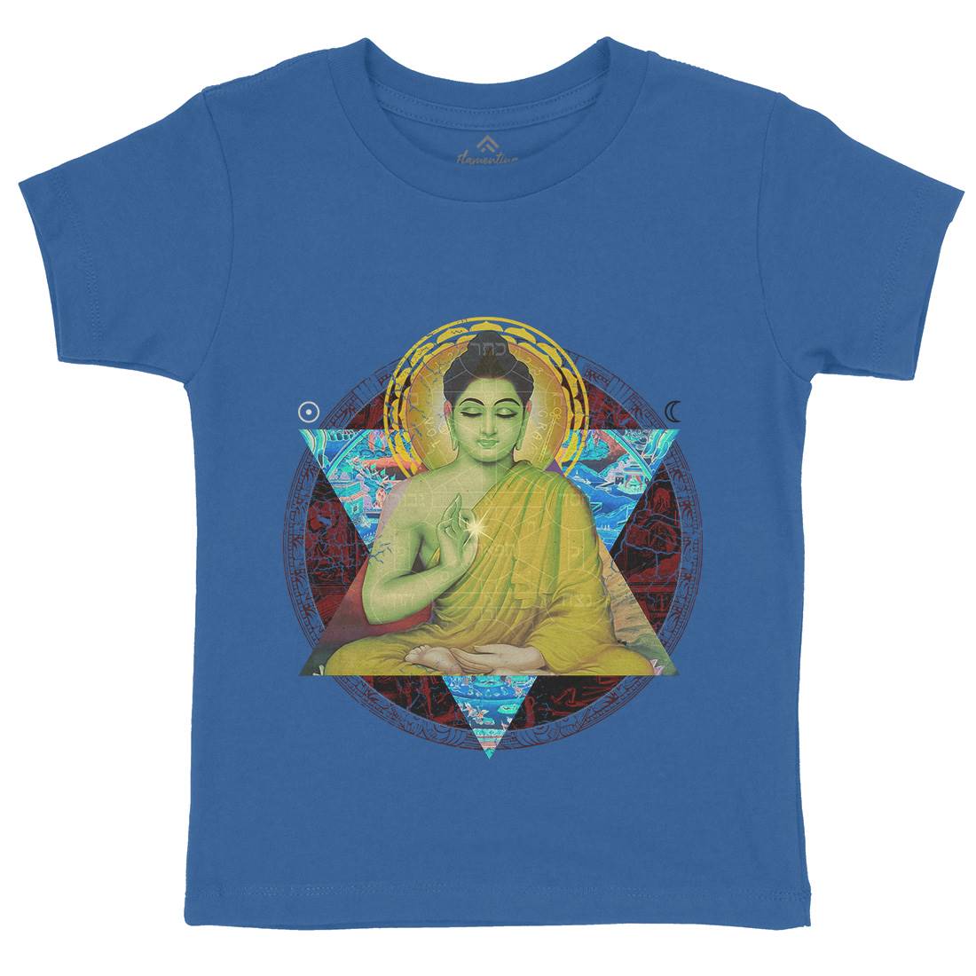 Buddhadharma Kids Organic Crew Neck T-Shirt Illuminati A812