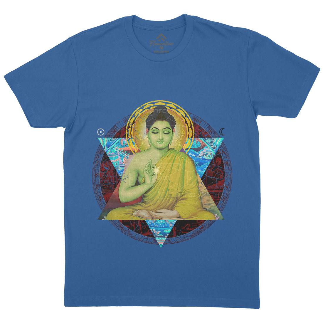 Buddhadharma Mens Crew Neck T-Shirt Illuminati A812