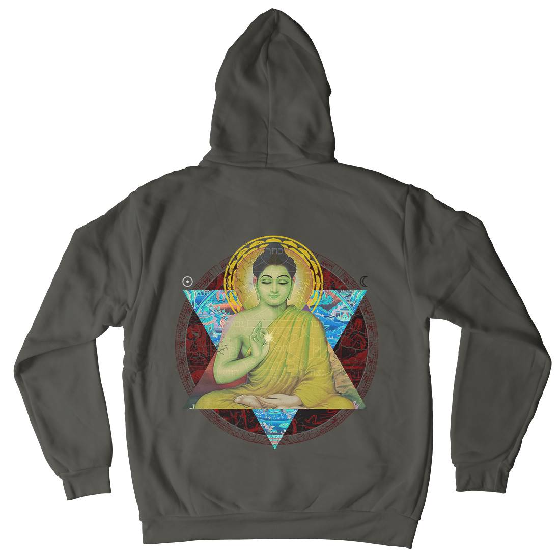 Buddhadharma Mens Hoodie With Pocket Illuminati A812
