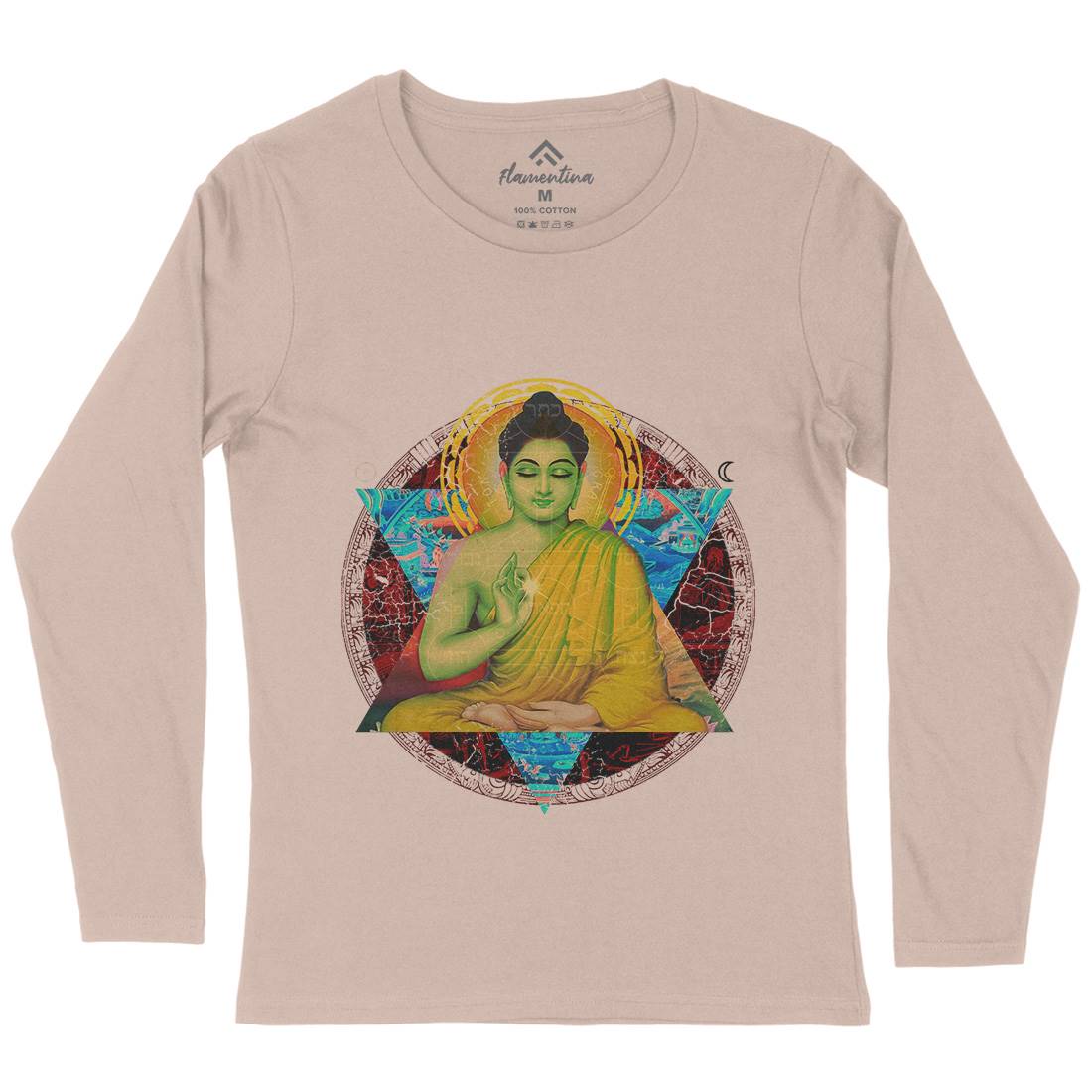 Buddhadharma Womens Long Sleeve T-Shirt Illuminati A812