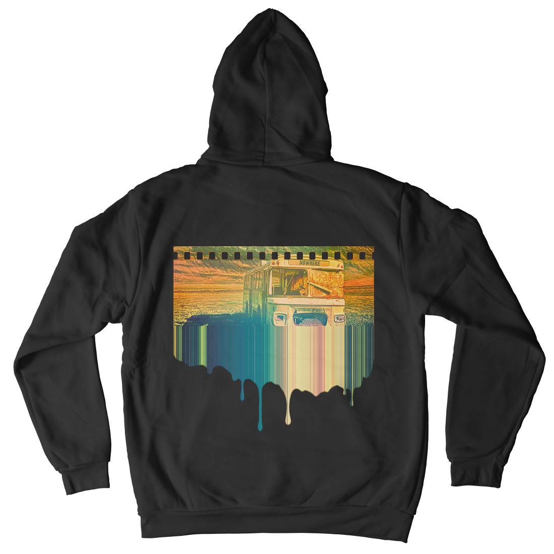 Bus To Nowhere Kids Crew Neck Hoodie Art A813