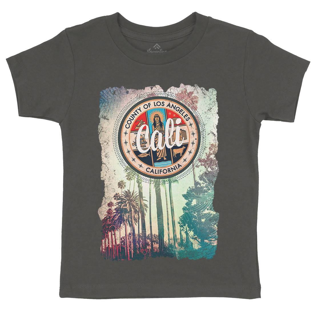Cali Kids Organic Crew Neck T-Shirt Art A814
