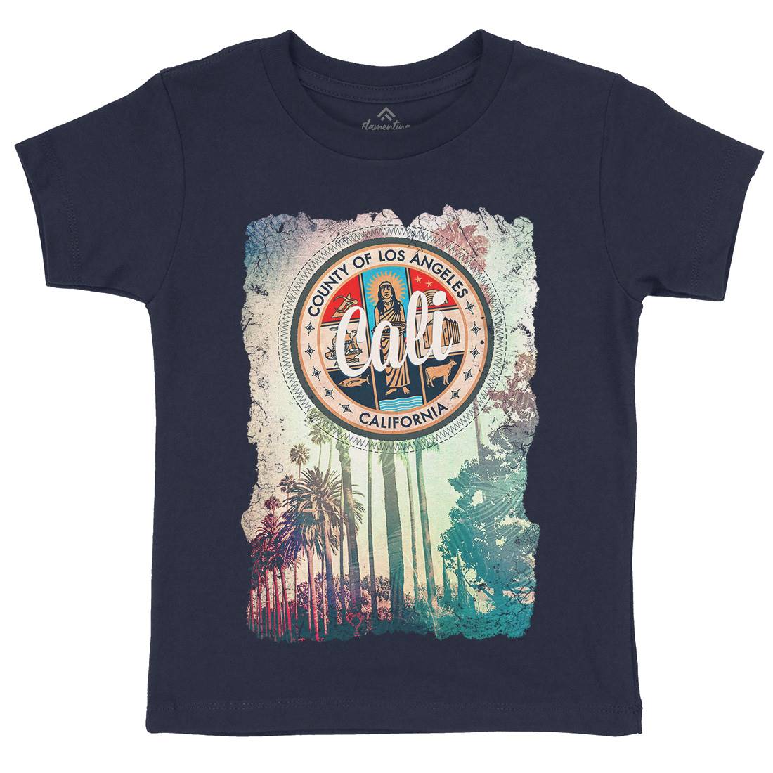 Cali Kids Crew Neck T-Shirt Art A814