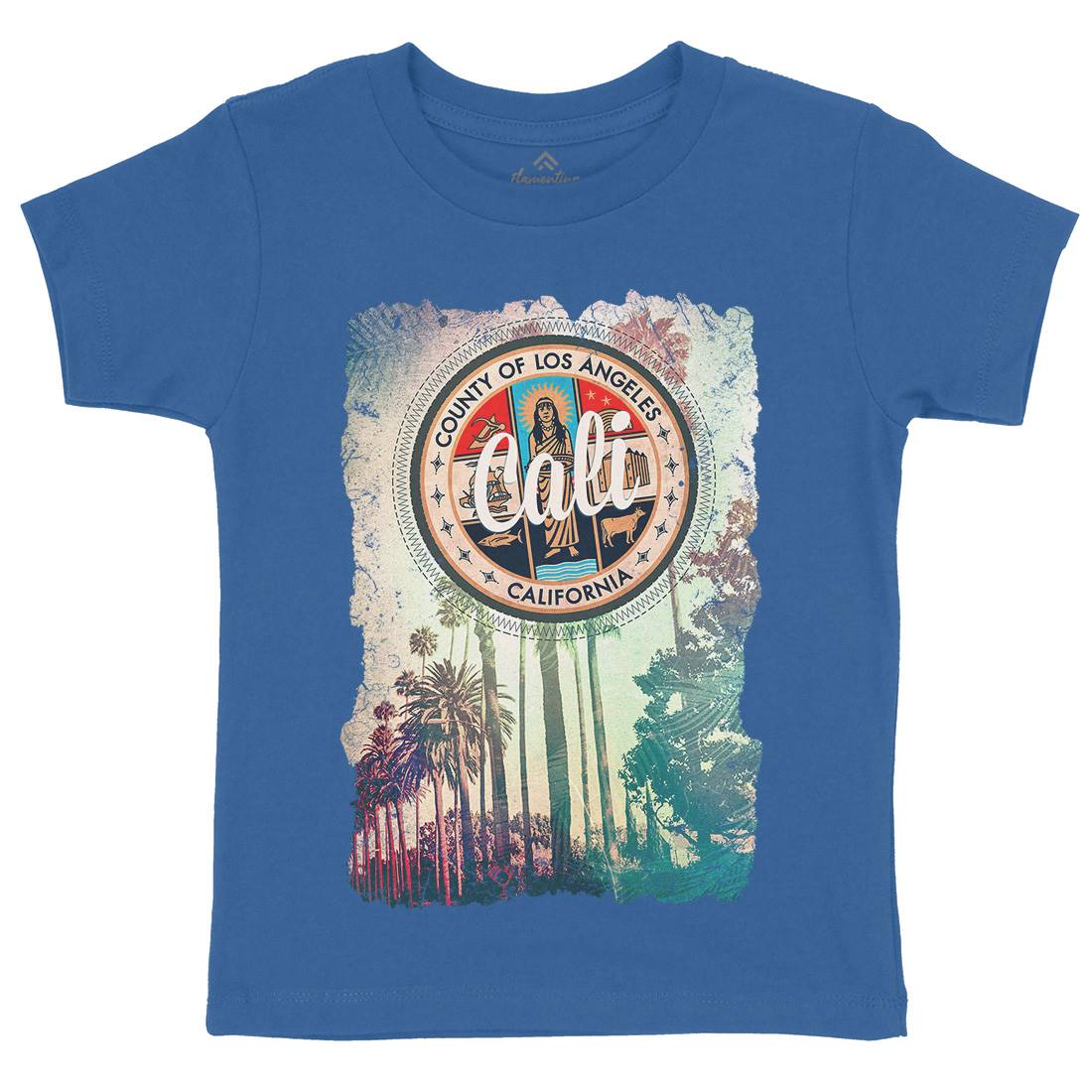 Cali Kids Organic Crew Neck T-Shirt Art A814