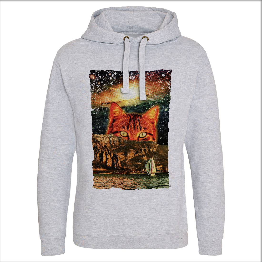 Catastic Trip Mens Hoodie Without Pocket Space A815