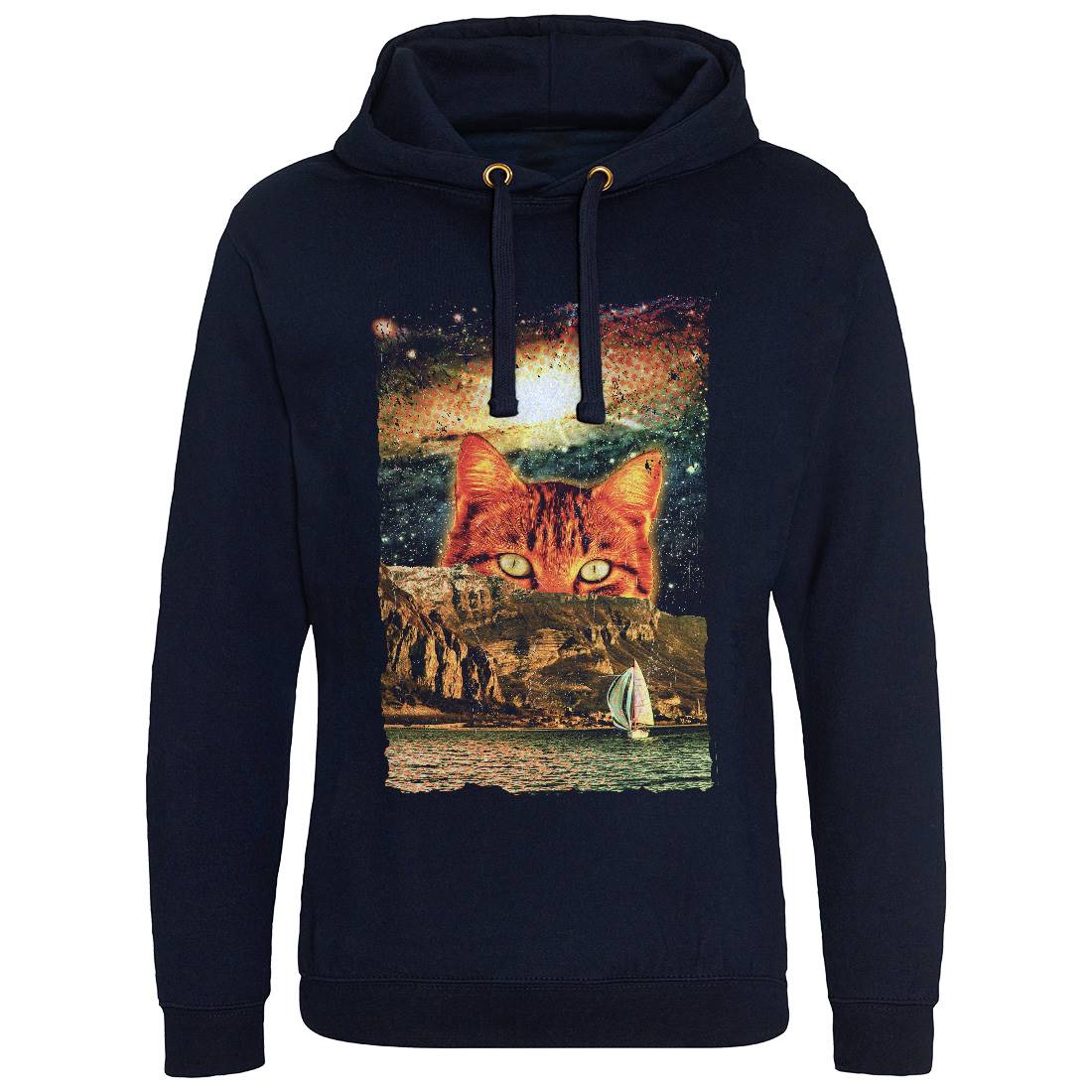 Catastic Trip Mens Hoodie Without Pocket Space A815