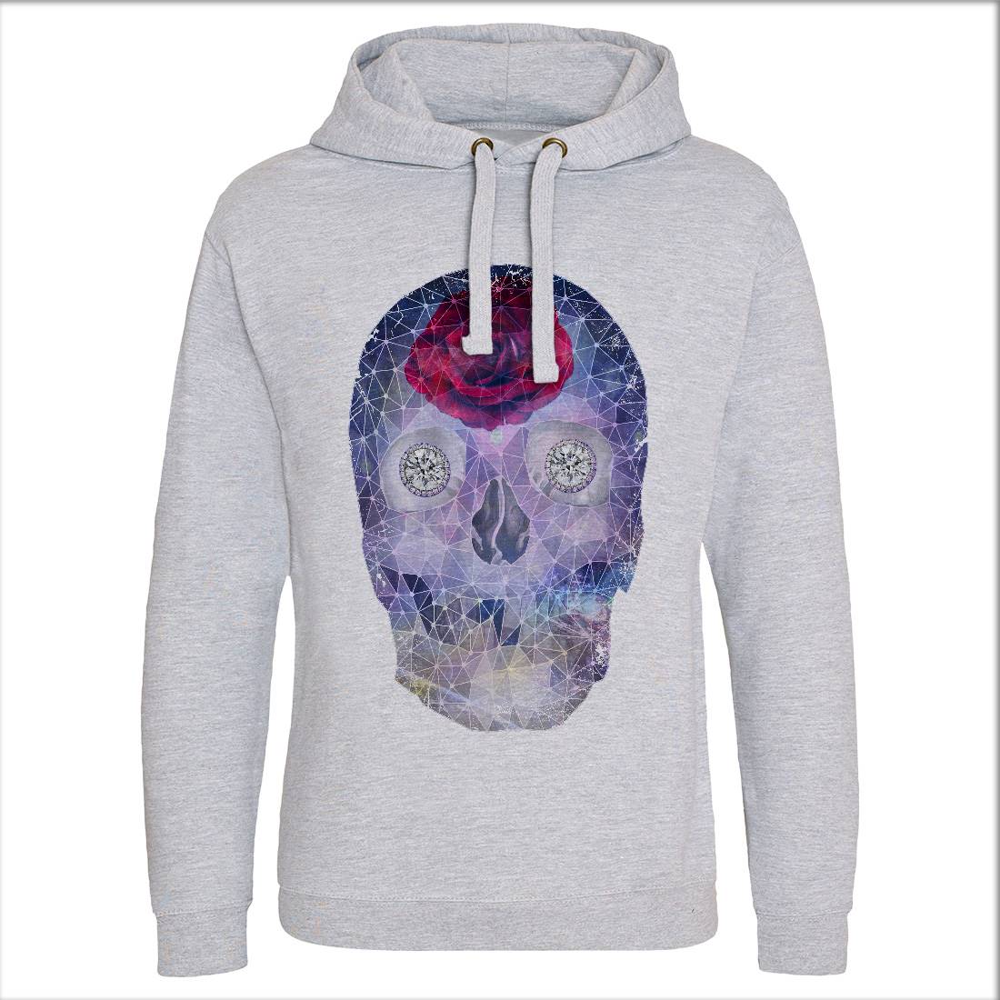 Crystal Skull Mens Hoodie Without Pocket Space A816
