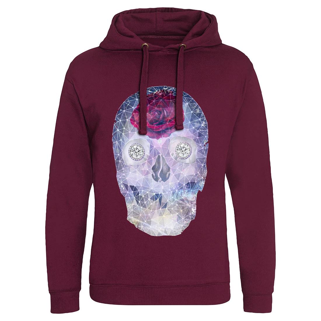 Crystal Skull Mens Hoodie Without Pocket Space A816