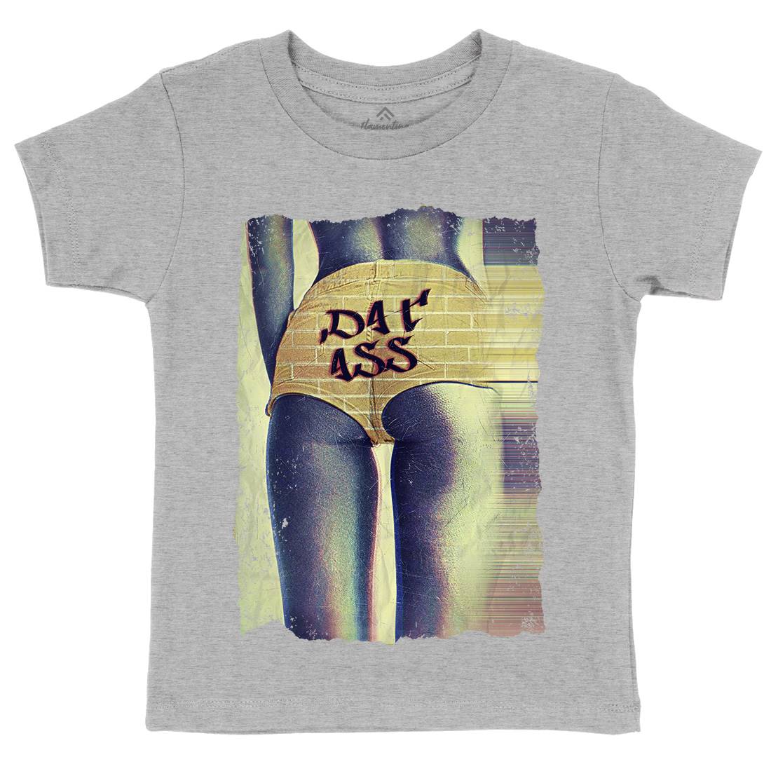 Dat Ass Kids Organic Crew Neck T-Shirt Art A817