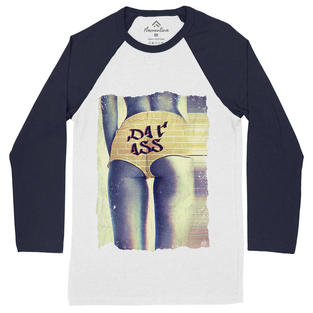 Dat Ass Mens Long Sleeve Baseball T-Shirt Art A817