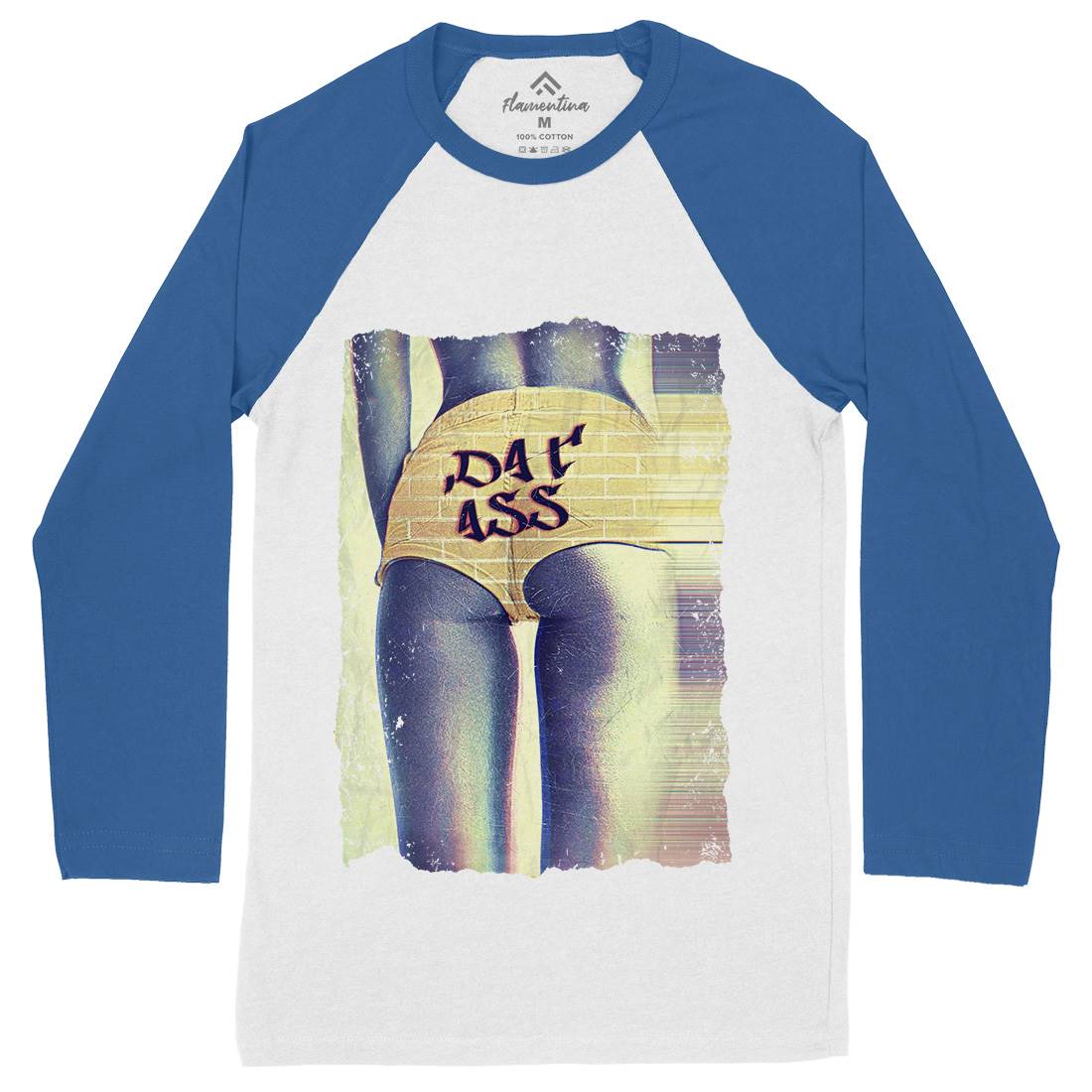 Dat Ass Mens Long Sleeve Baseball T-Shirt Art A817