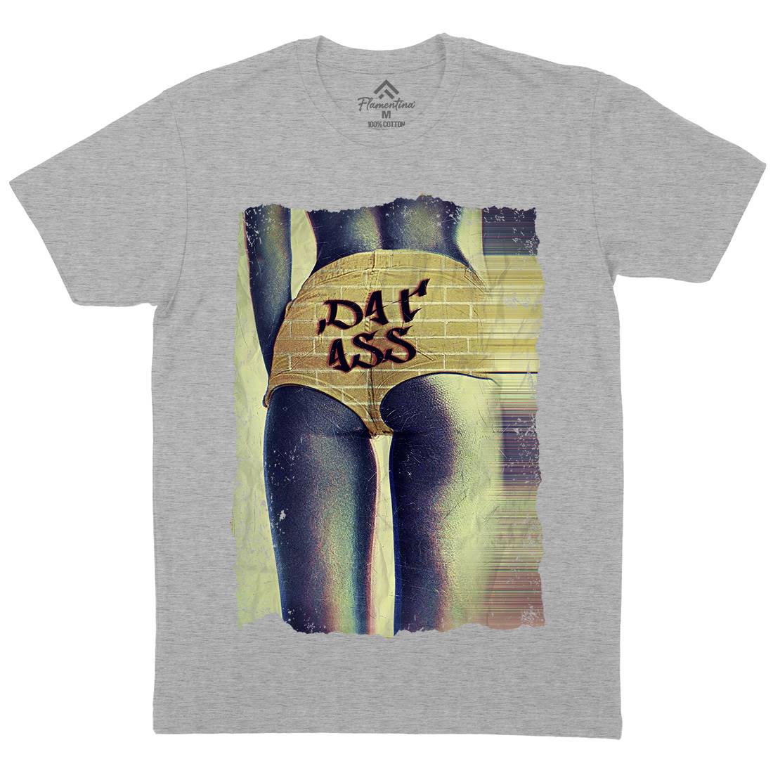 Dat Ass Mens Organic Crew Neck T-Shirt Art A817