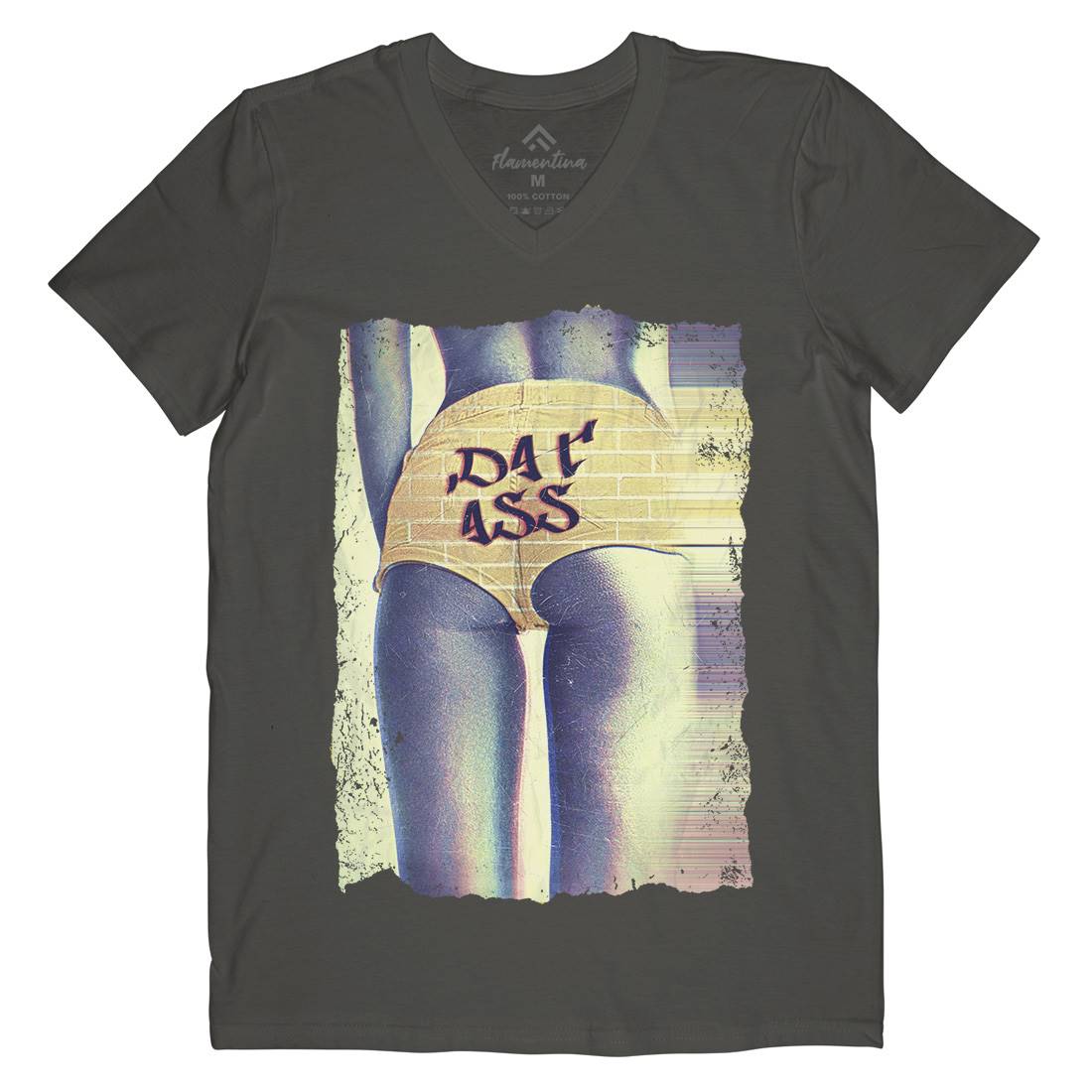 Dat Ass Mens V-Neck T-Shirt Art A817