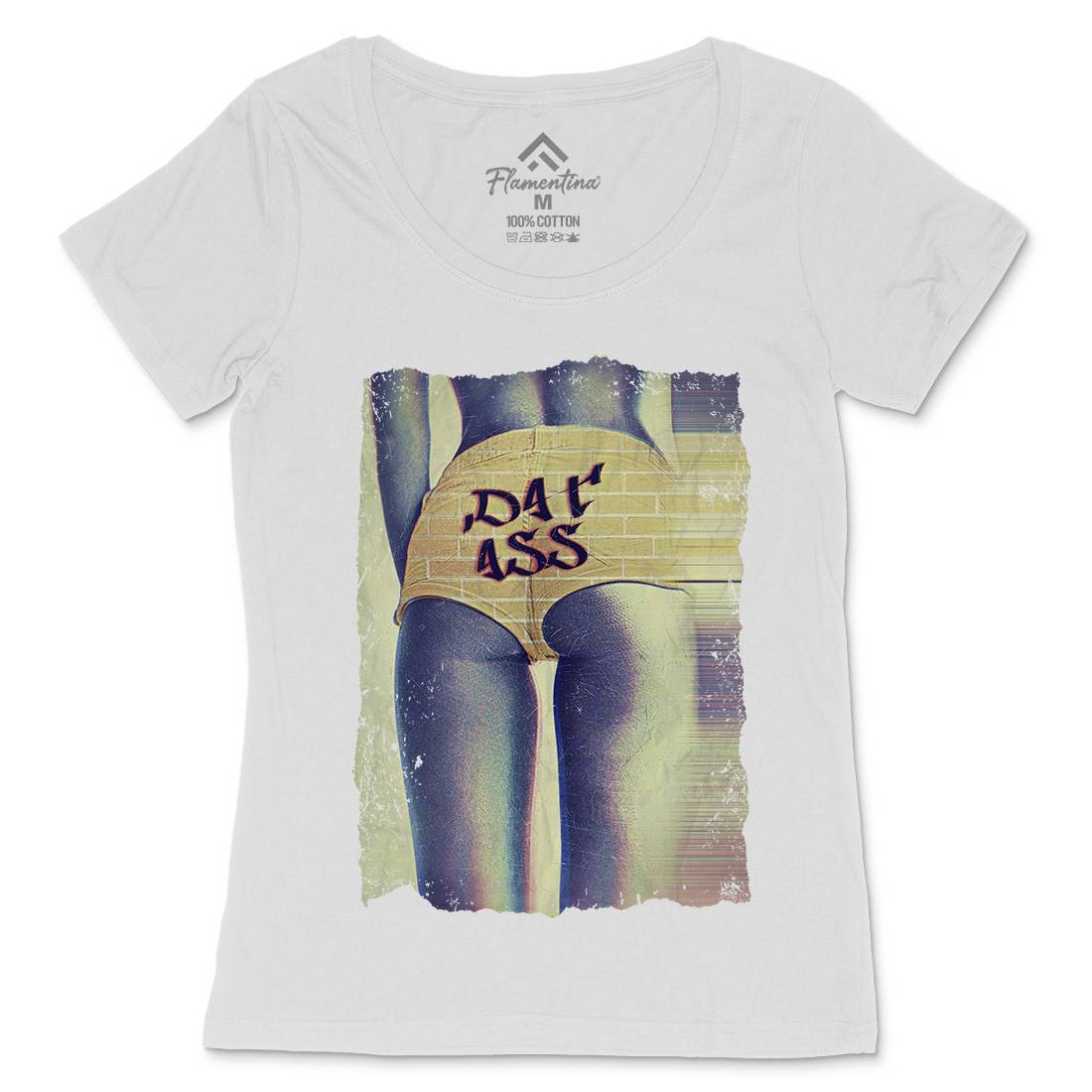 Dat Ass Womens Scoop Neck T-Shirt Art A817