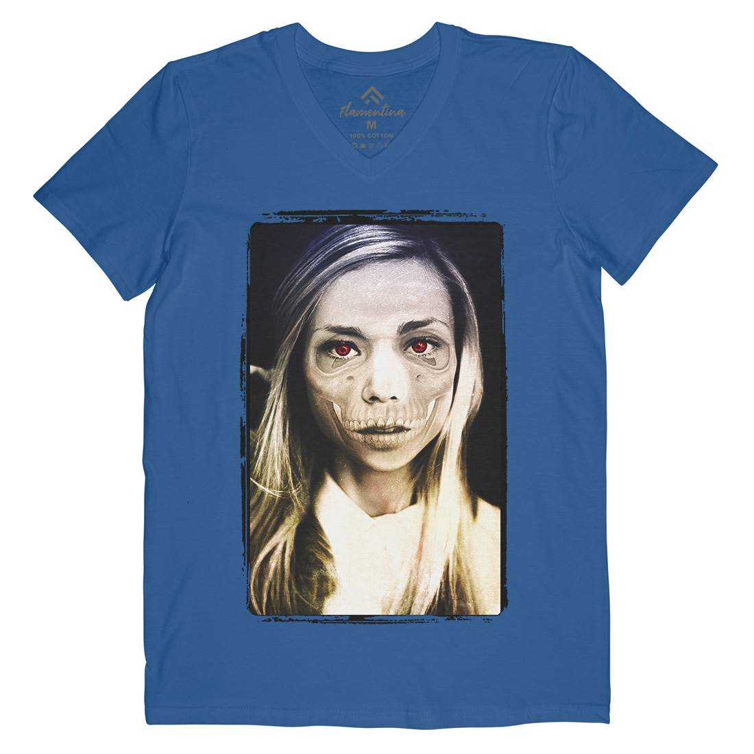 Dead Girl Mens V-Neck T-Shirt Art A818
