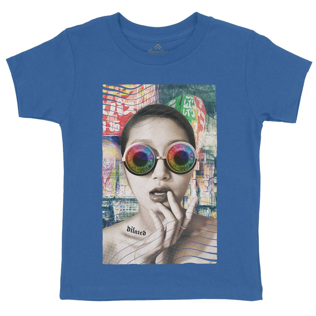 Dilated In Tokyo Kids Organic Crew Neck T-Shirt Art A822