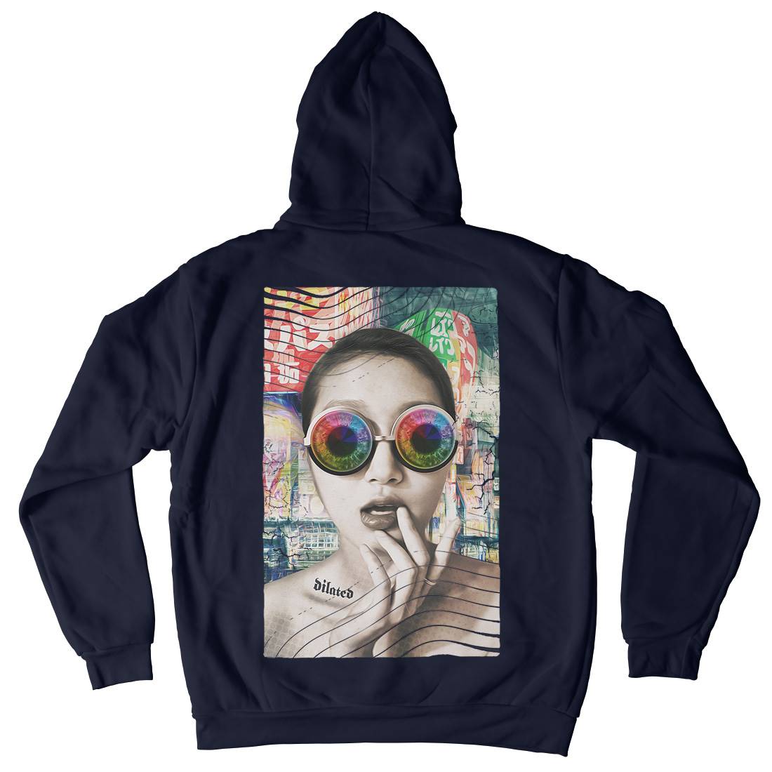 Dilated In Tokyo Mens Hoodie With Pocket Art A822