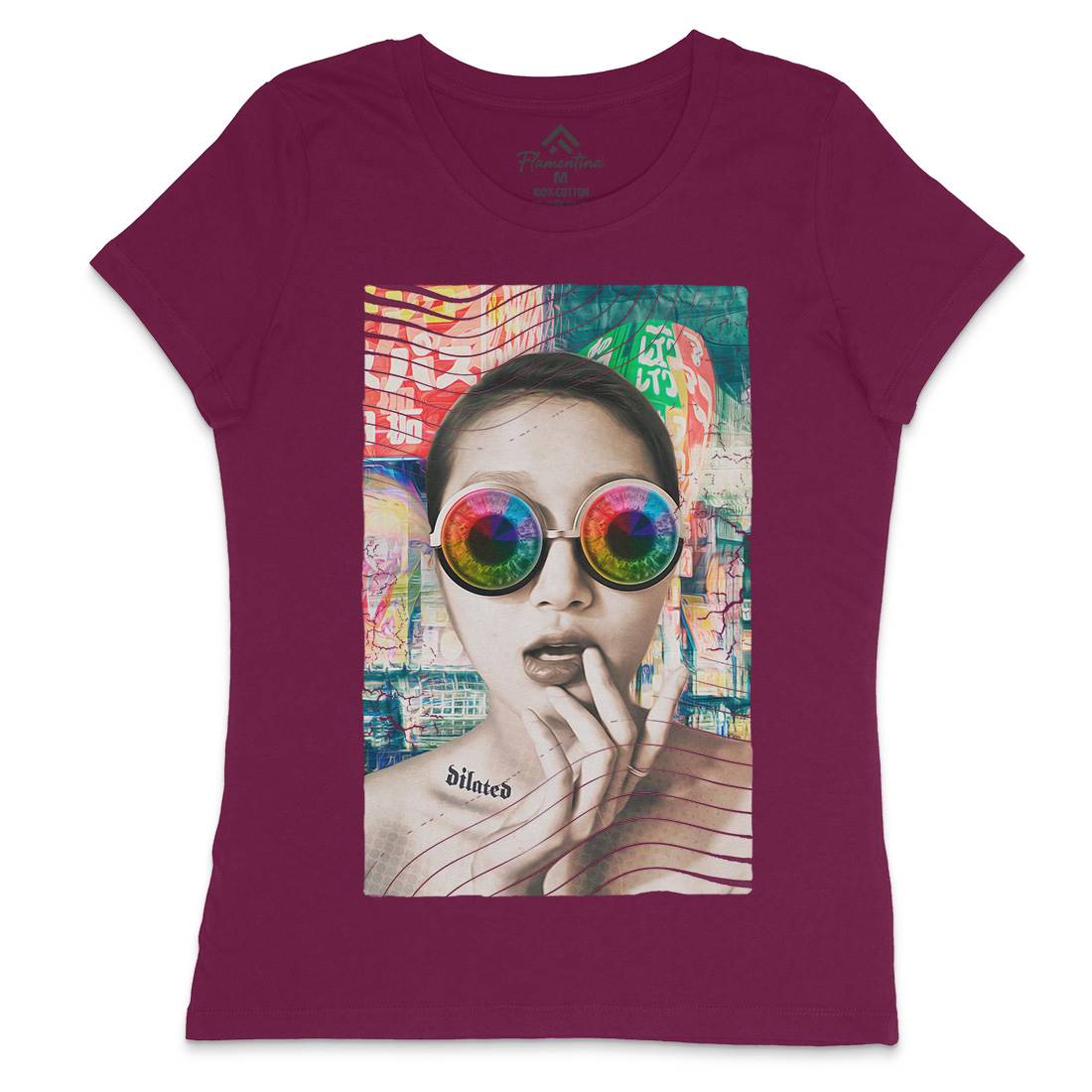 Dilated In Tokyo Womens Crew Neck T-Shirt Art A822