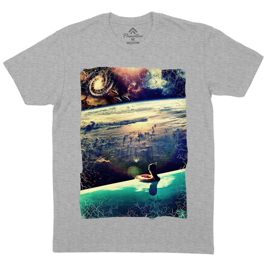 Dive Mens Crew Neck T-Shirt Space A823