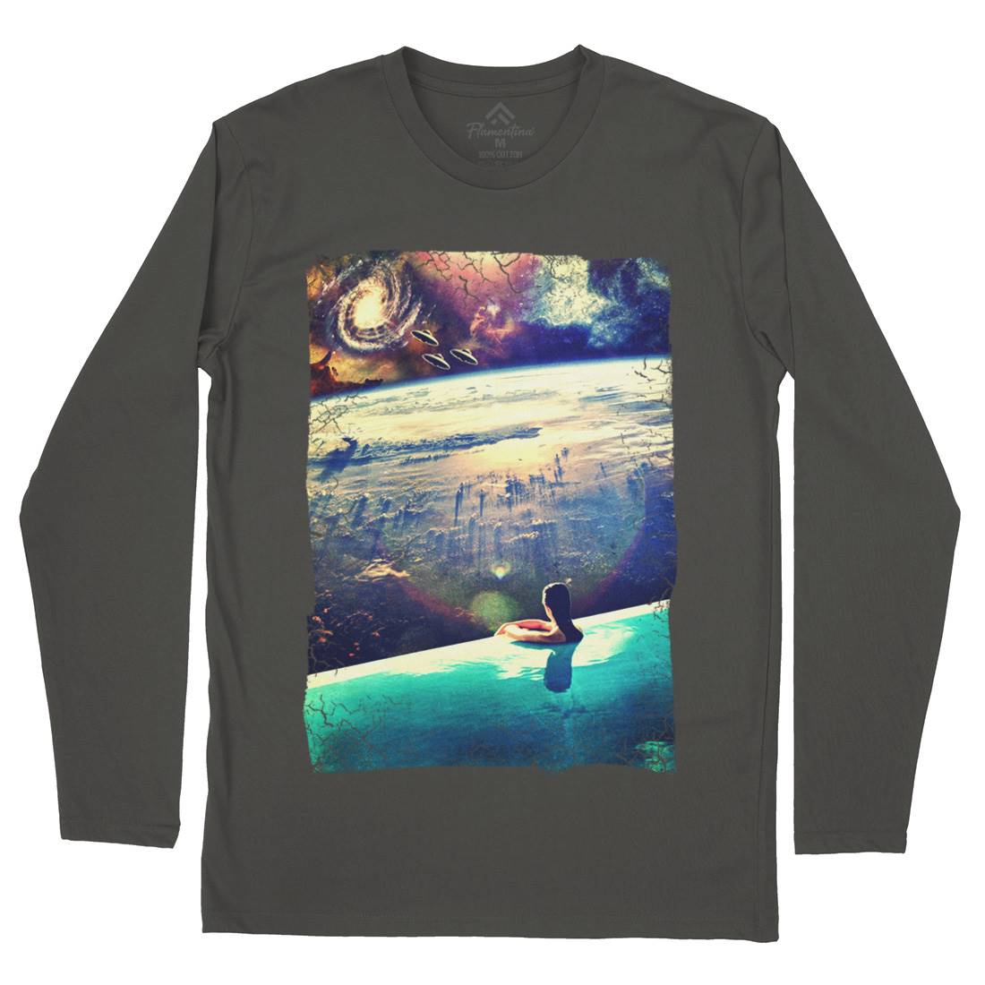 Dive Mens Long Sleeve T-Shirt Space A823