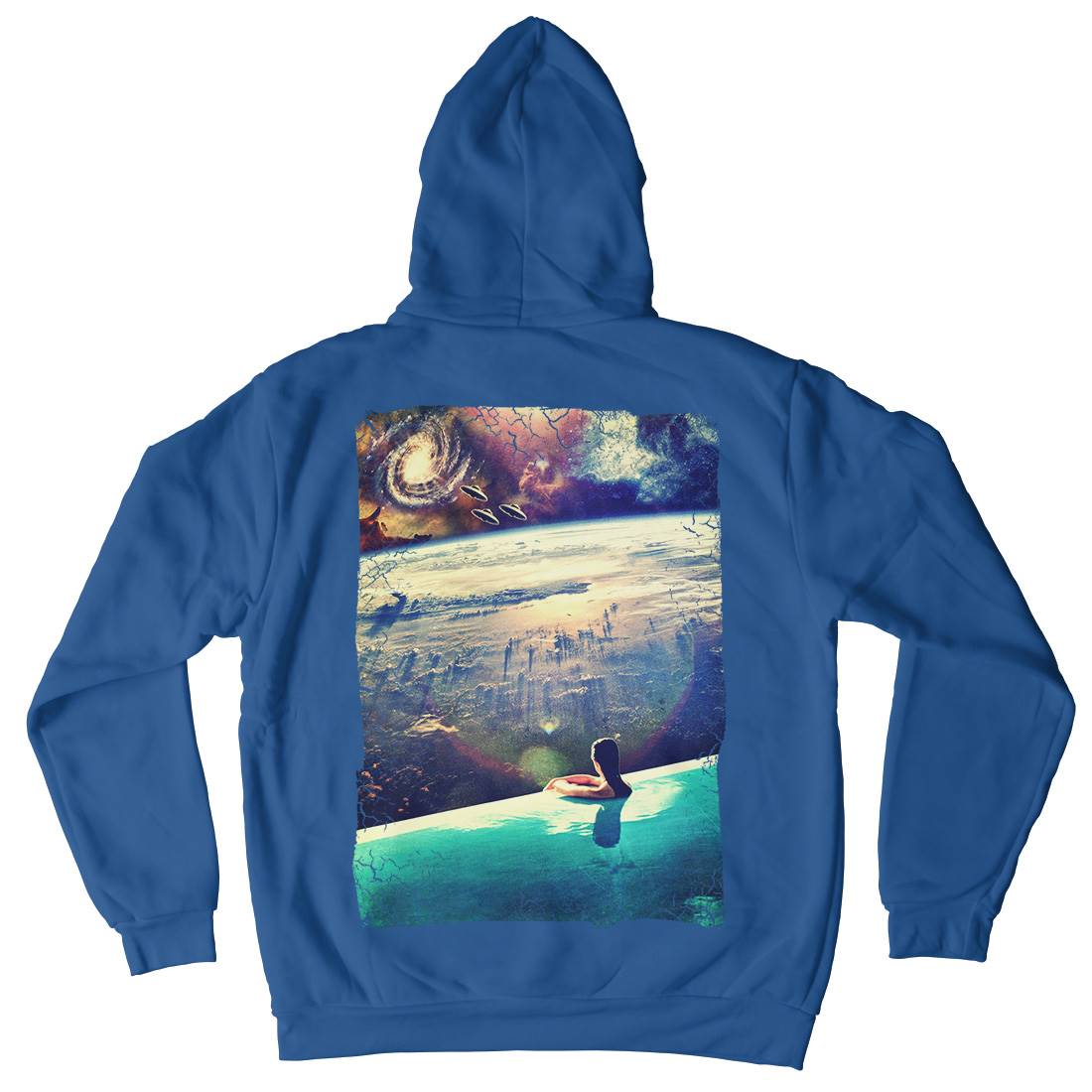 Dive Mens Hoodie With Pocket Space A823