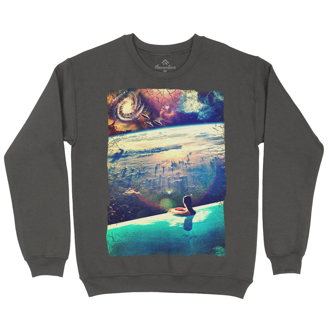 Dive Mens Crew Neck Sweatshirt Space A823
