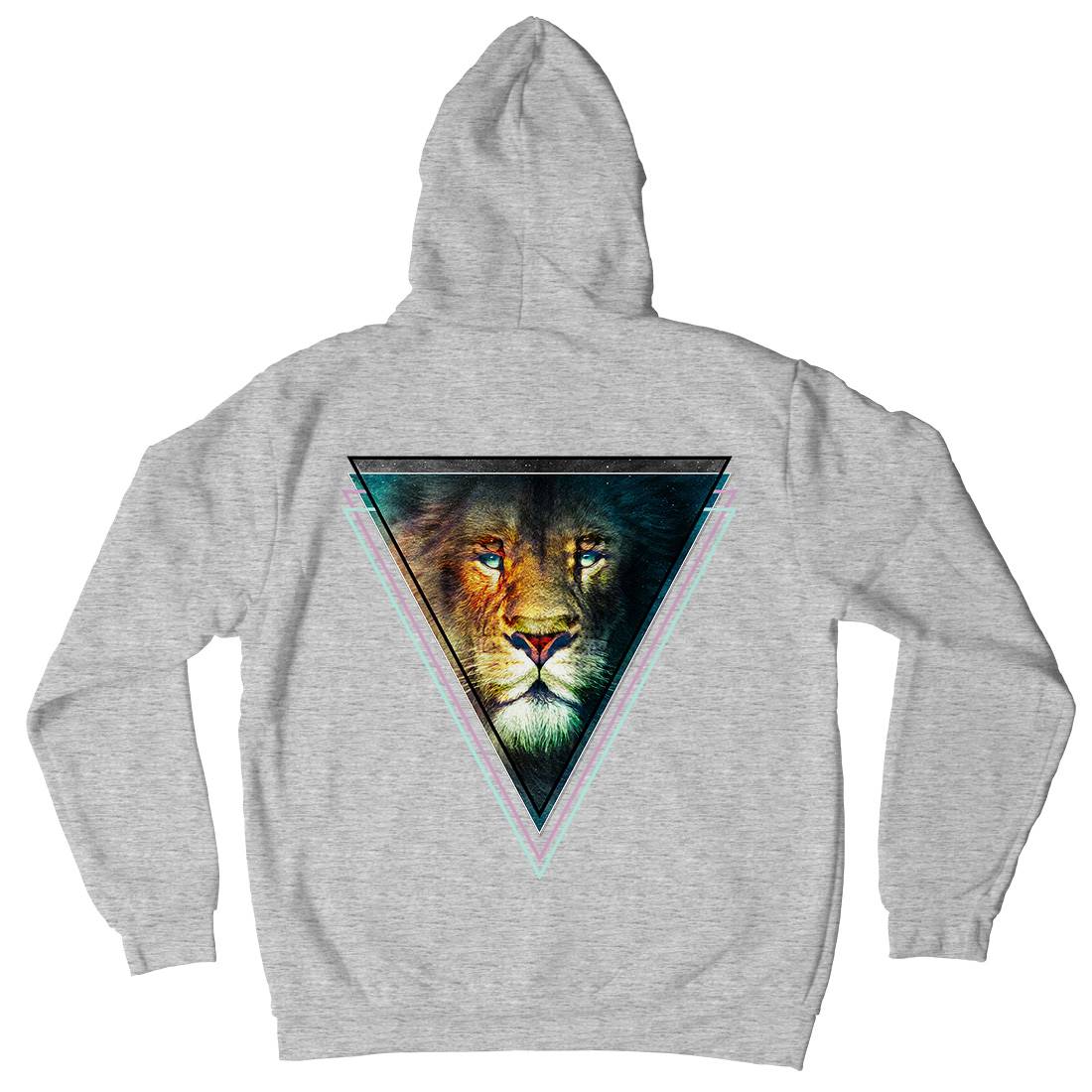 Double Vision Mens Hoodie With Pocket Space A825