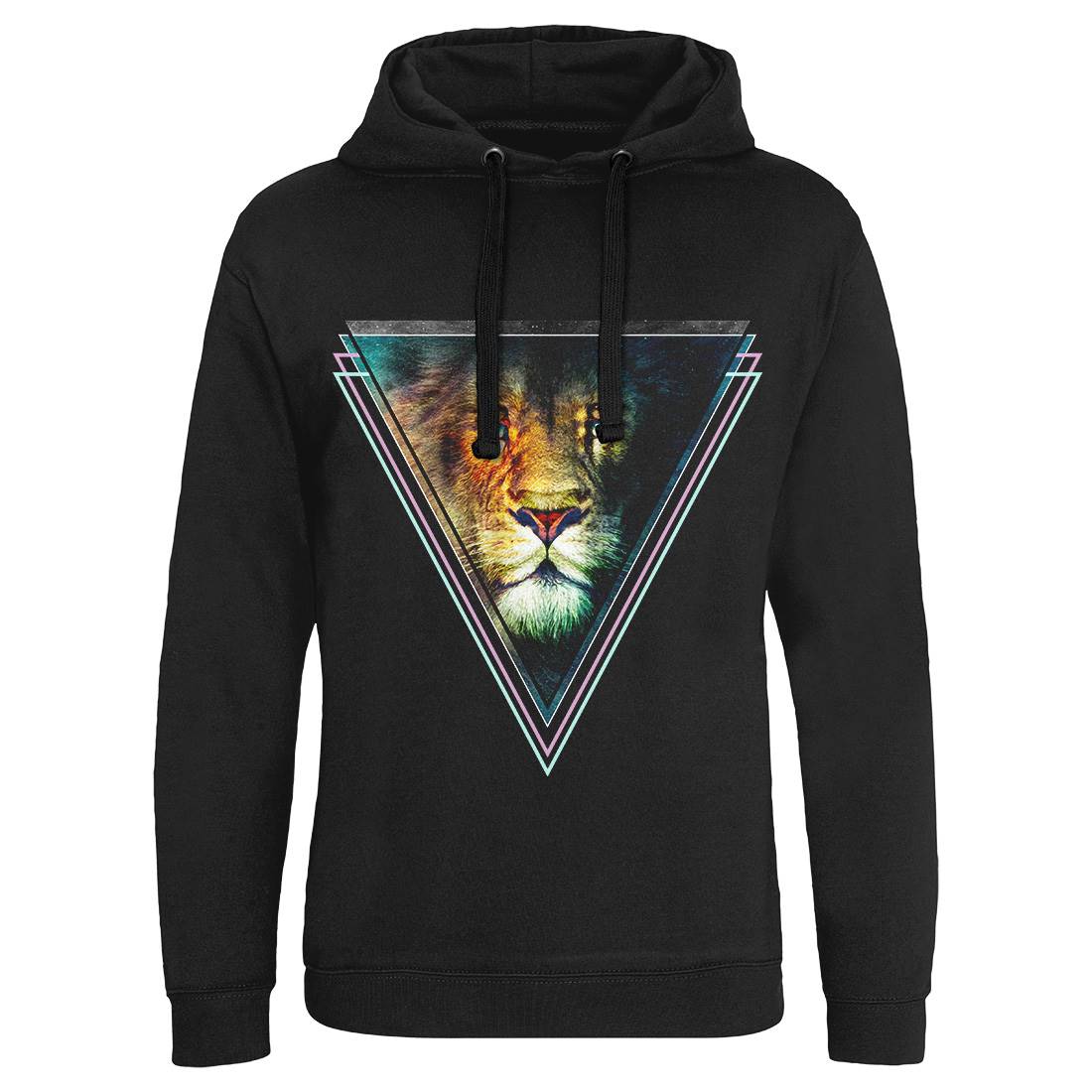 Double Vision Mens Hoodie Without Pocket Space A825