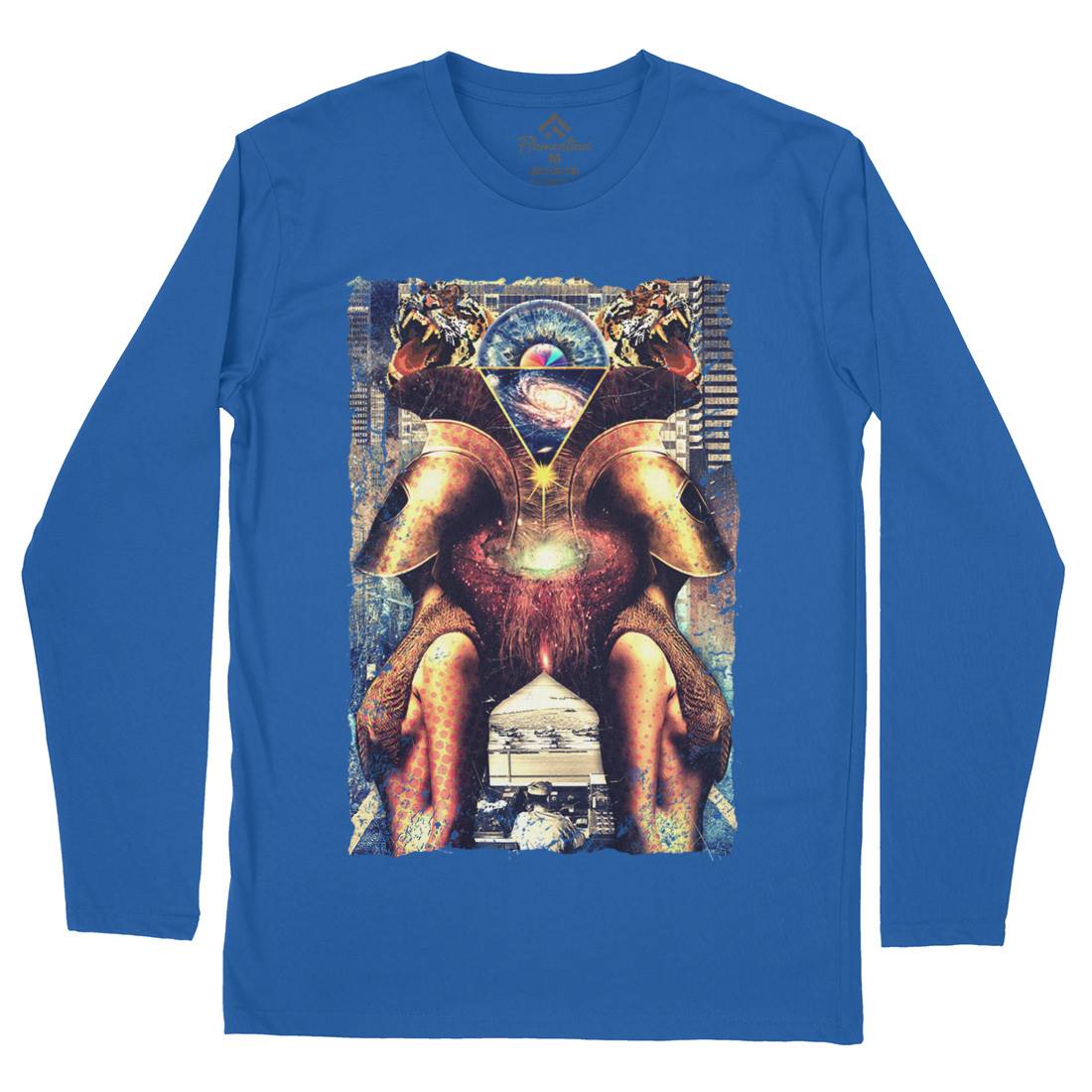 Duality Mens Long Sleeve T-Shirt Space A828