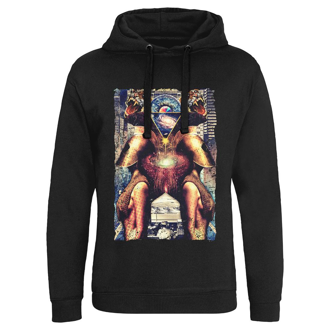 Duality Mens Hoodie Without Pocket Space A828