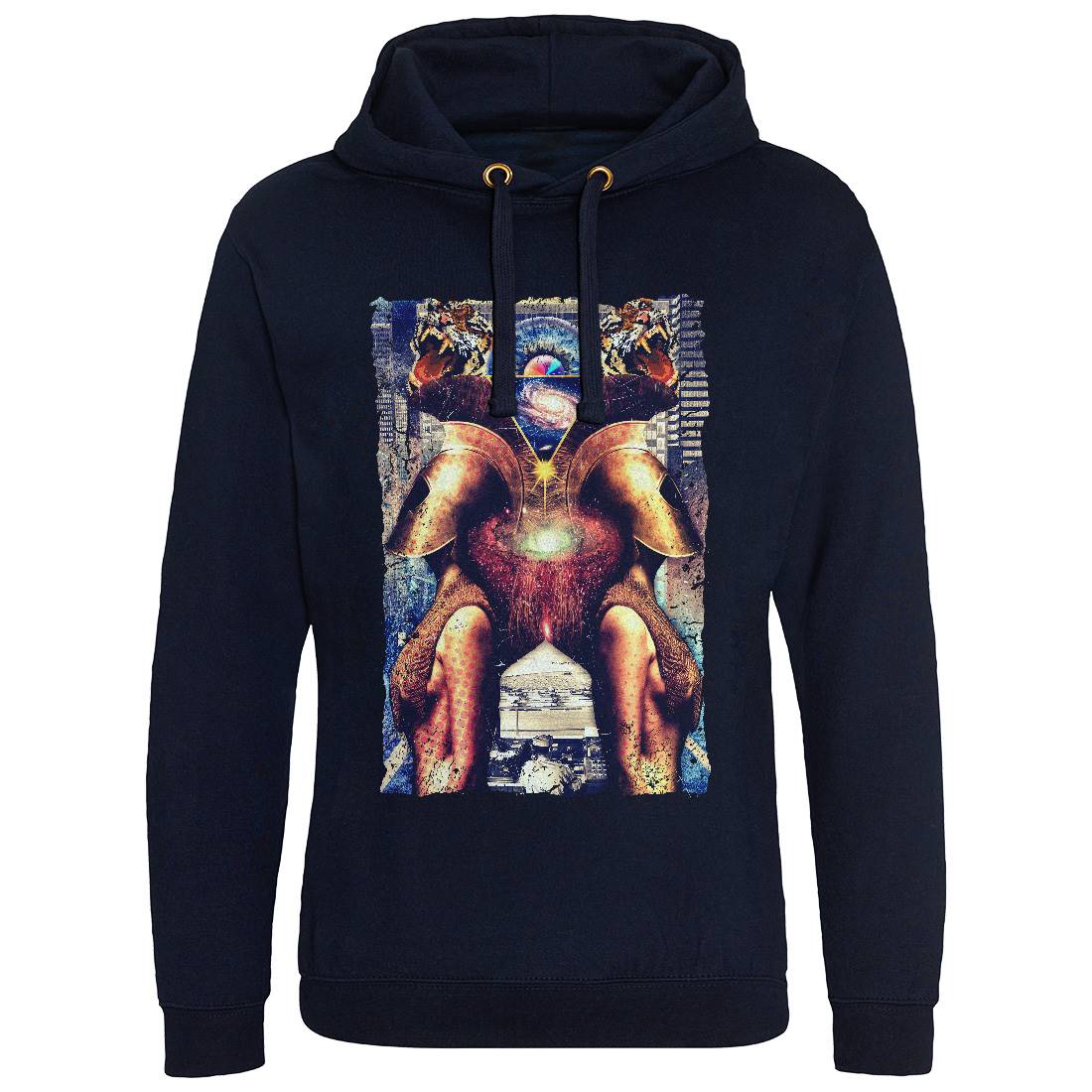Duality Mens Hoodie Without Pocket Space A828