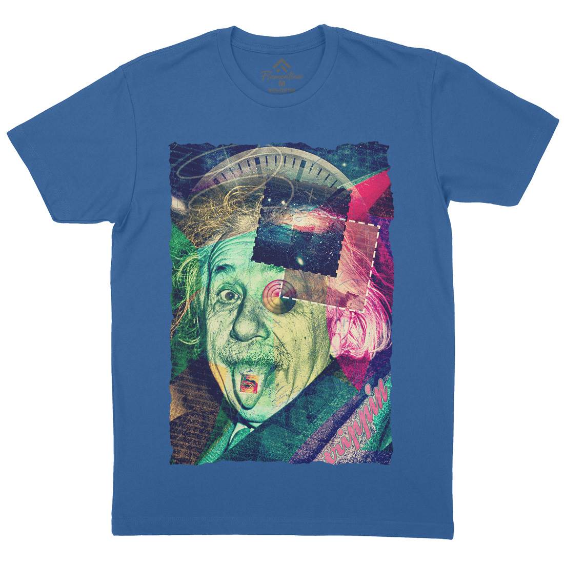 Einstein&#39;s Secret Mens Crew Neck T-Shirt Space A830