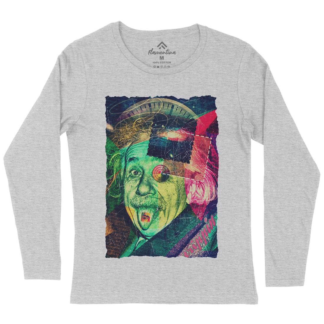 Einstein&#39;s Secret Womens Long Sleeve T-Shirt Space A830