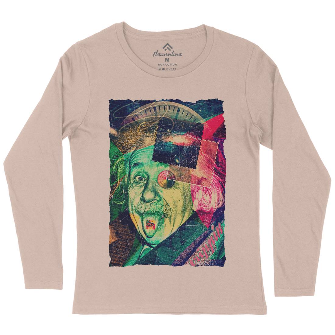 Einstein&#39;s Secret Womens Long Sleeve T-Shirt Space A830