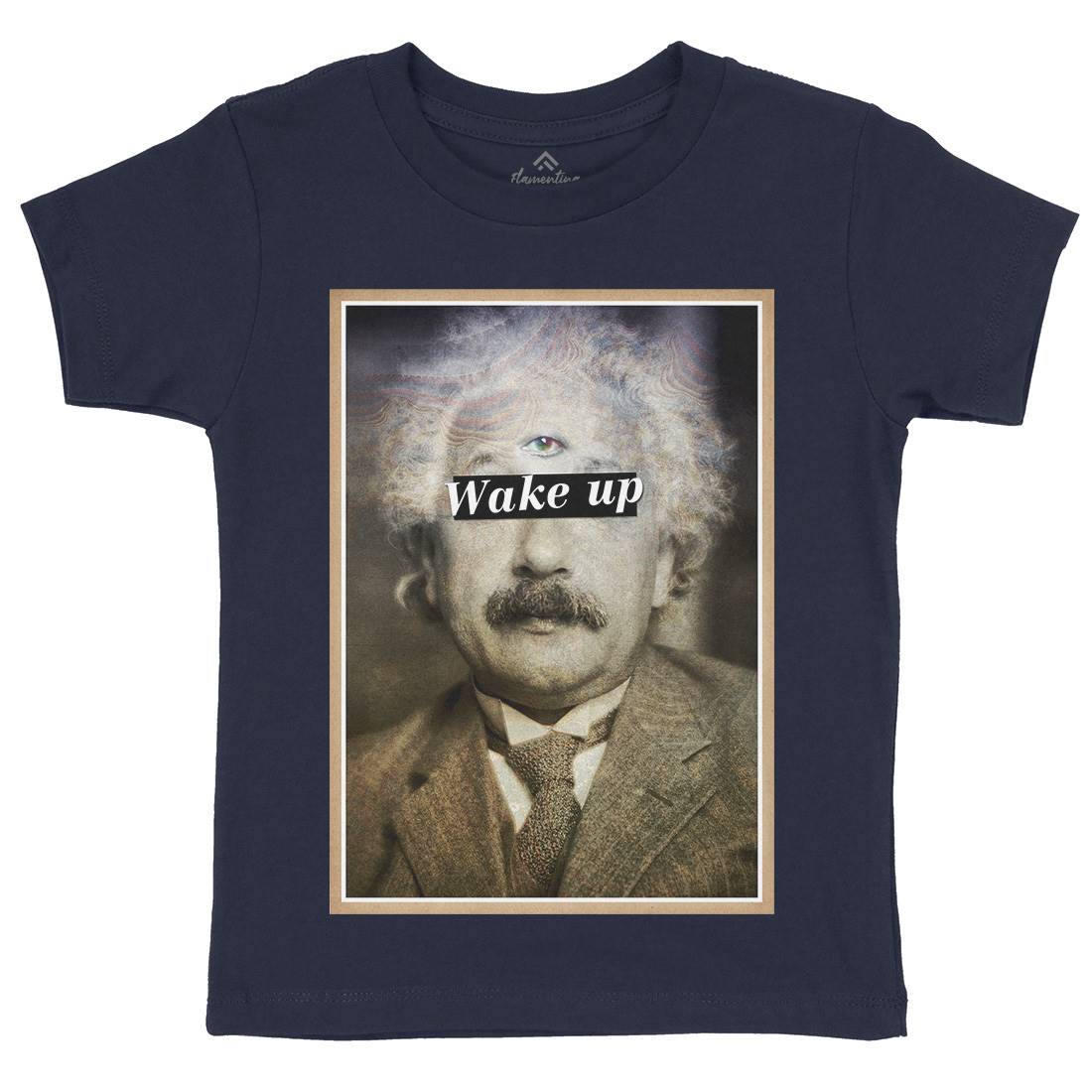 Einstein&#39;s Third Eye Kids Organic Crew Neck T-Shirt Space A831