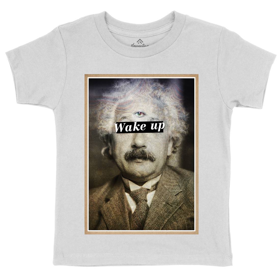 Einstein&#39;s Third Eye Kids Organic Crew Neck T-Shirt Space A831