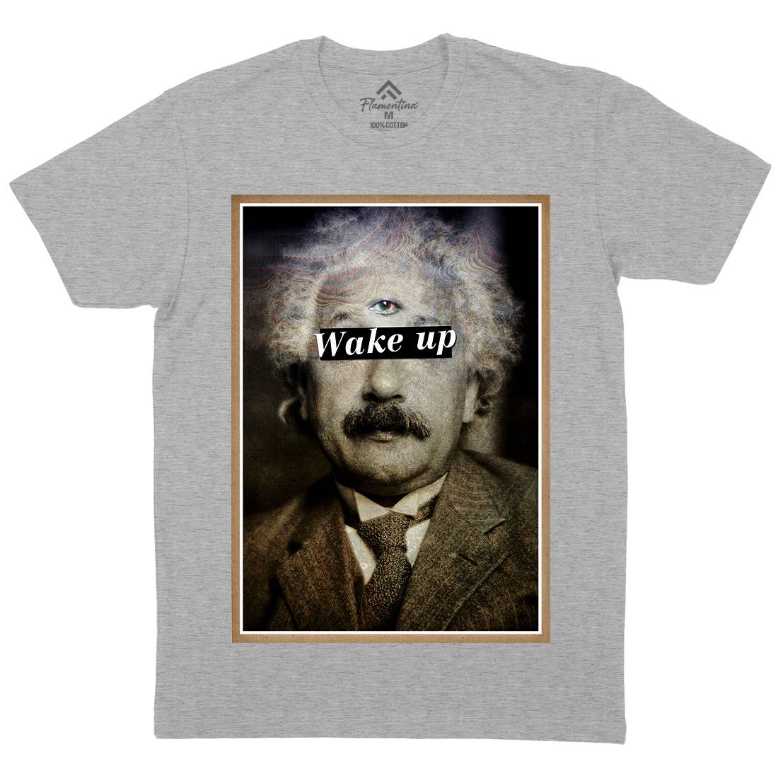 Einstein&#39;s Third Eye Mens Crew Neck T-Shirt Space A831