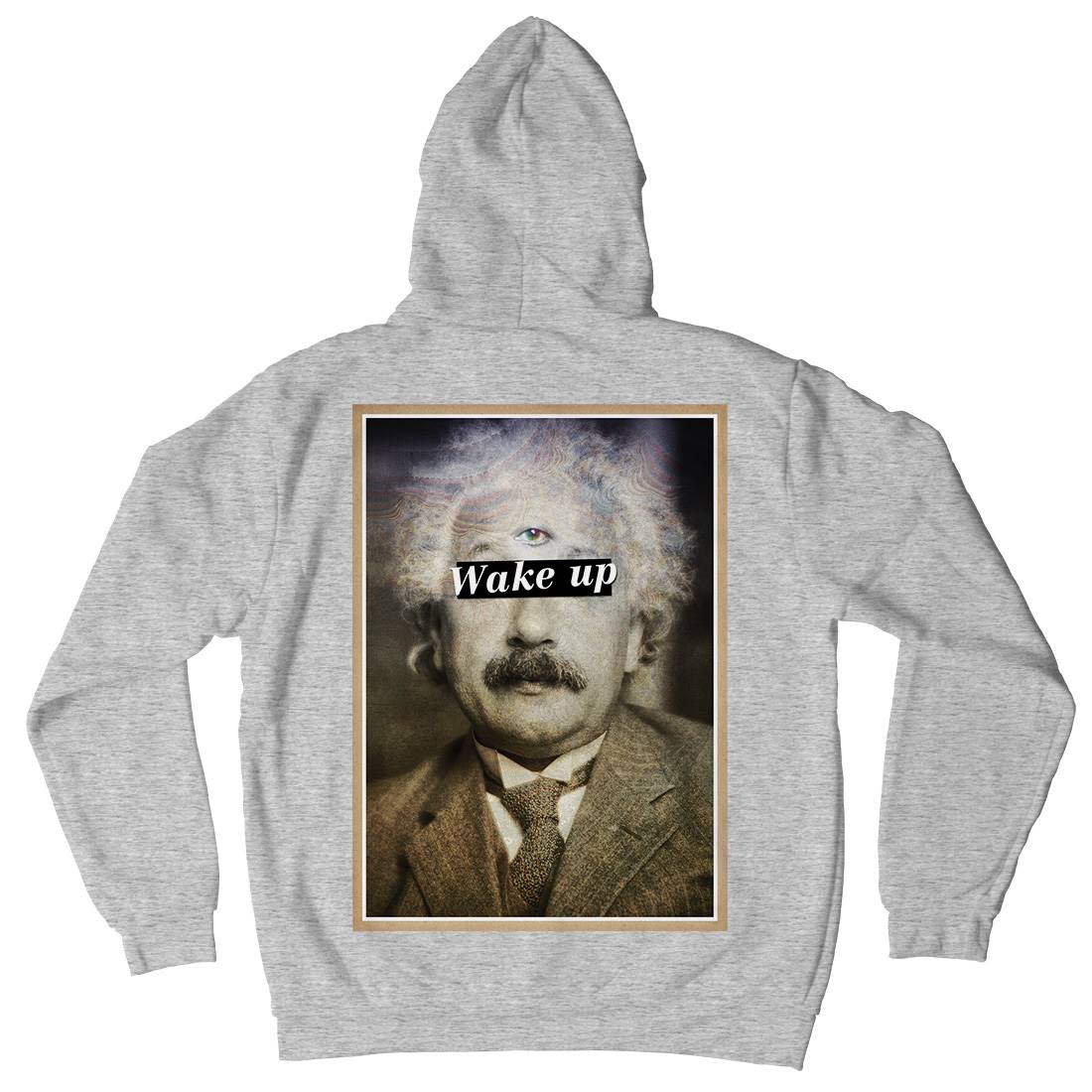 Einstein&#39;s Third Eye Mens Hoodie With Pocket Space A831