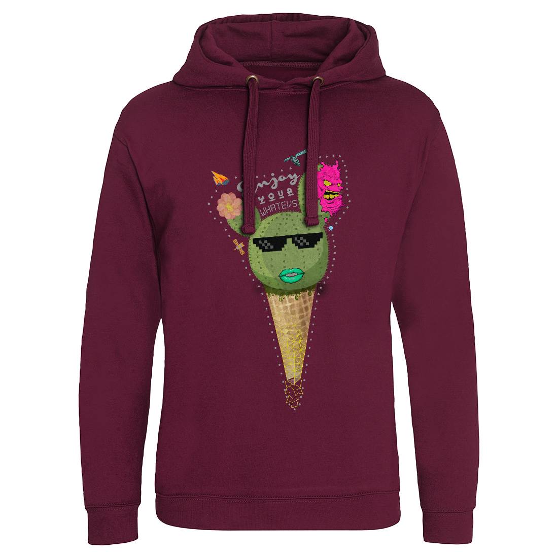 Eyw Enjoy Yours Watevs Mens Hoodie Without Pocket Food A833