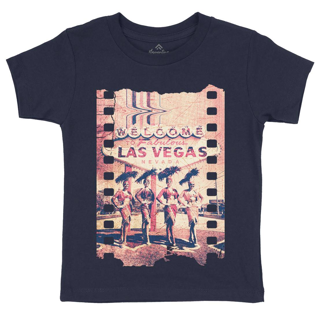 Fabulous Vegas Kids Crew Neck T-Shirt Art A834