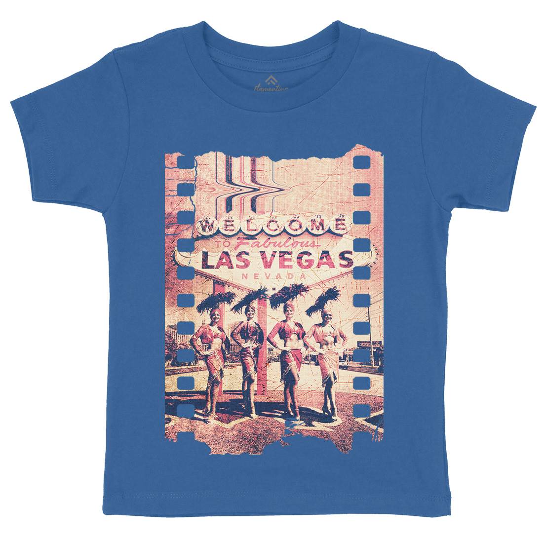 Fabulous Vegas Kids Organic Crew Neck T-Shirt Art A834