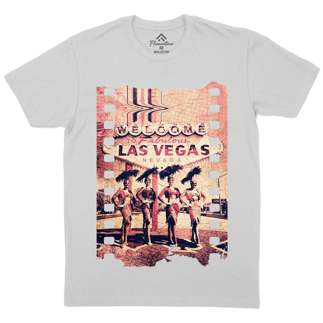 Fabulous Vegas Mens Crew Neck T-Shirt Art A834