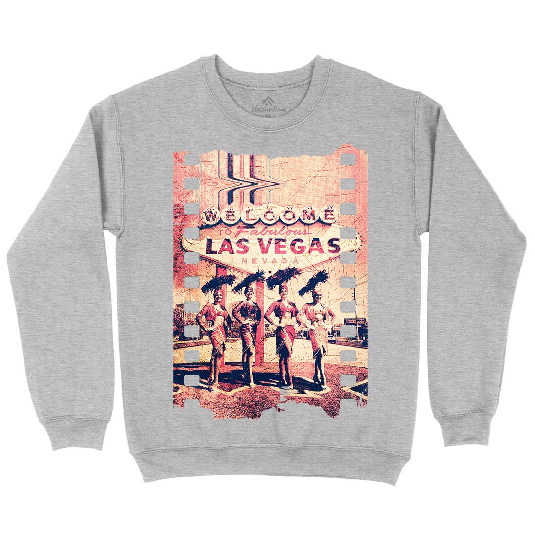 Fabulous Vegas Mens Crew Neck Sweatshirt Art A834