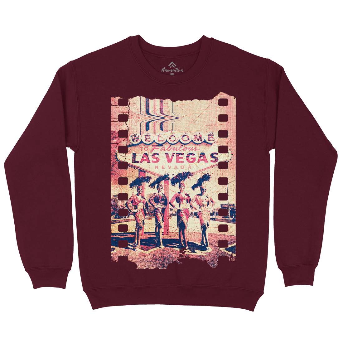 Fabulous Vegas Mens Crew Neck Sweatshirt Art A834