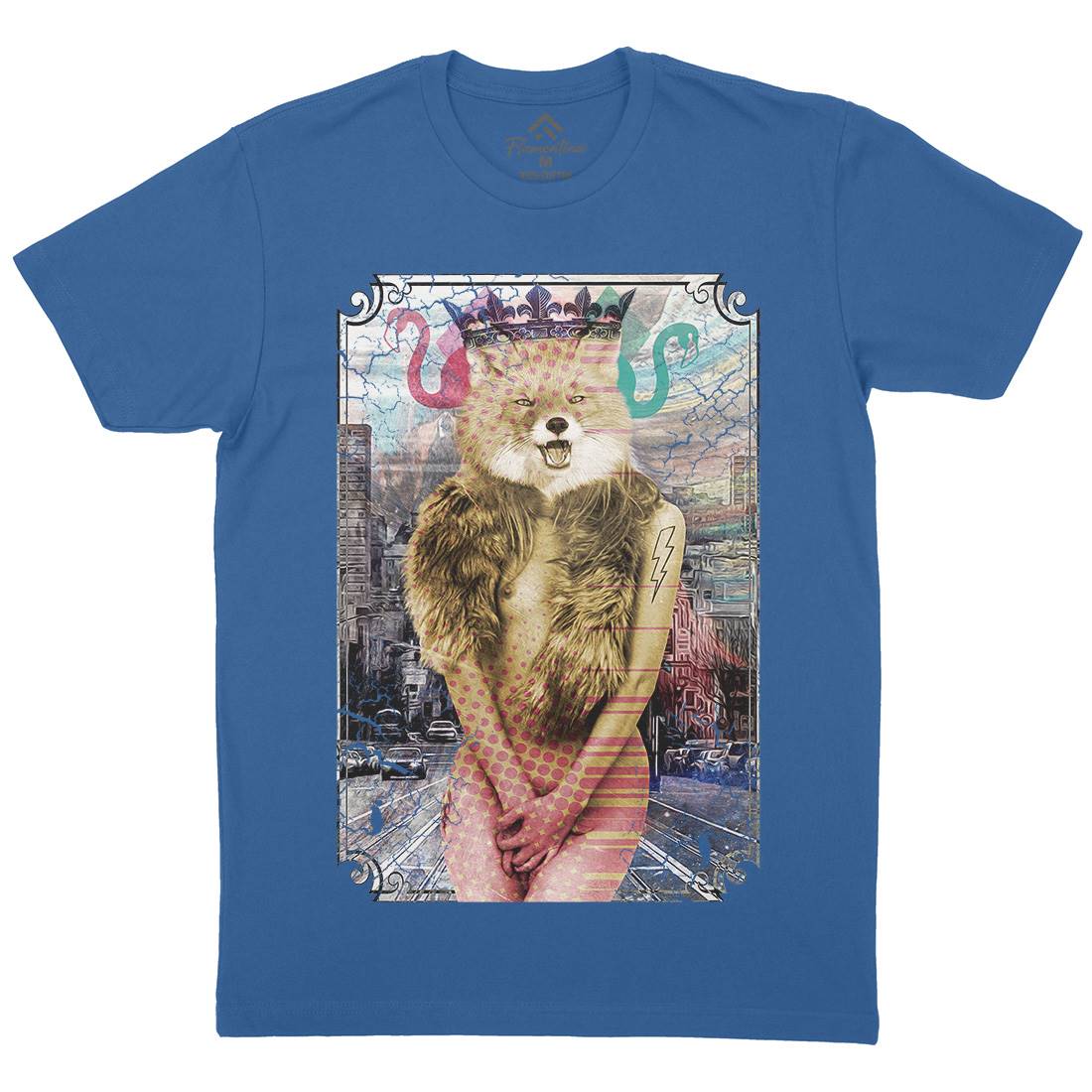 Foxy Thing Mens Organic Crew Neck T-Shirt Art A837