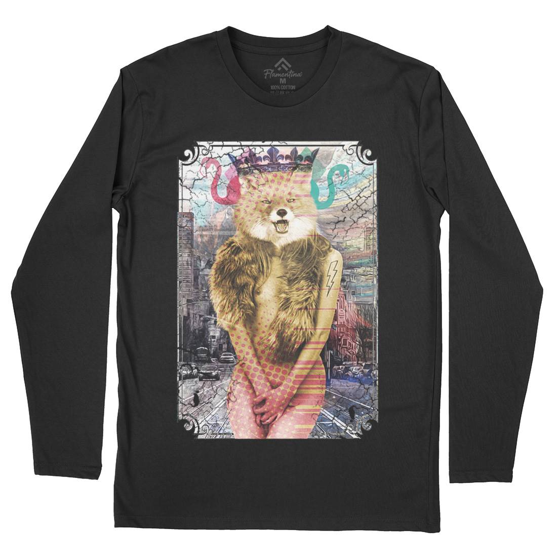 Foxy Thing Mens Long Sleeve T-Shirt Art A837